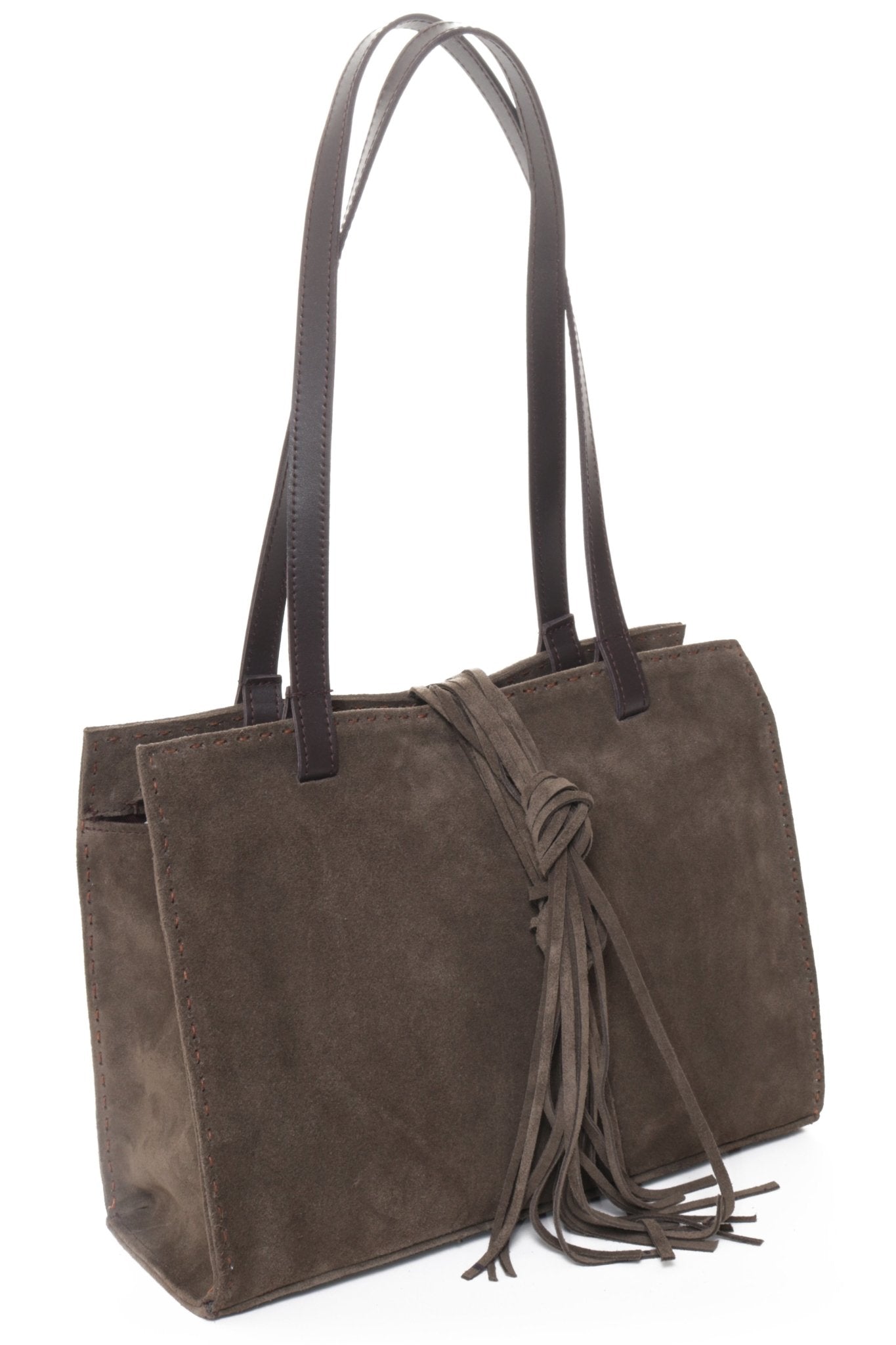 MONTEREY Olive Suede - Carla Mancini Handbags