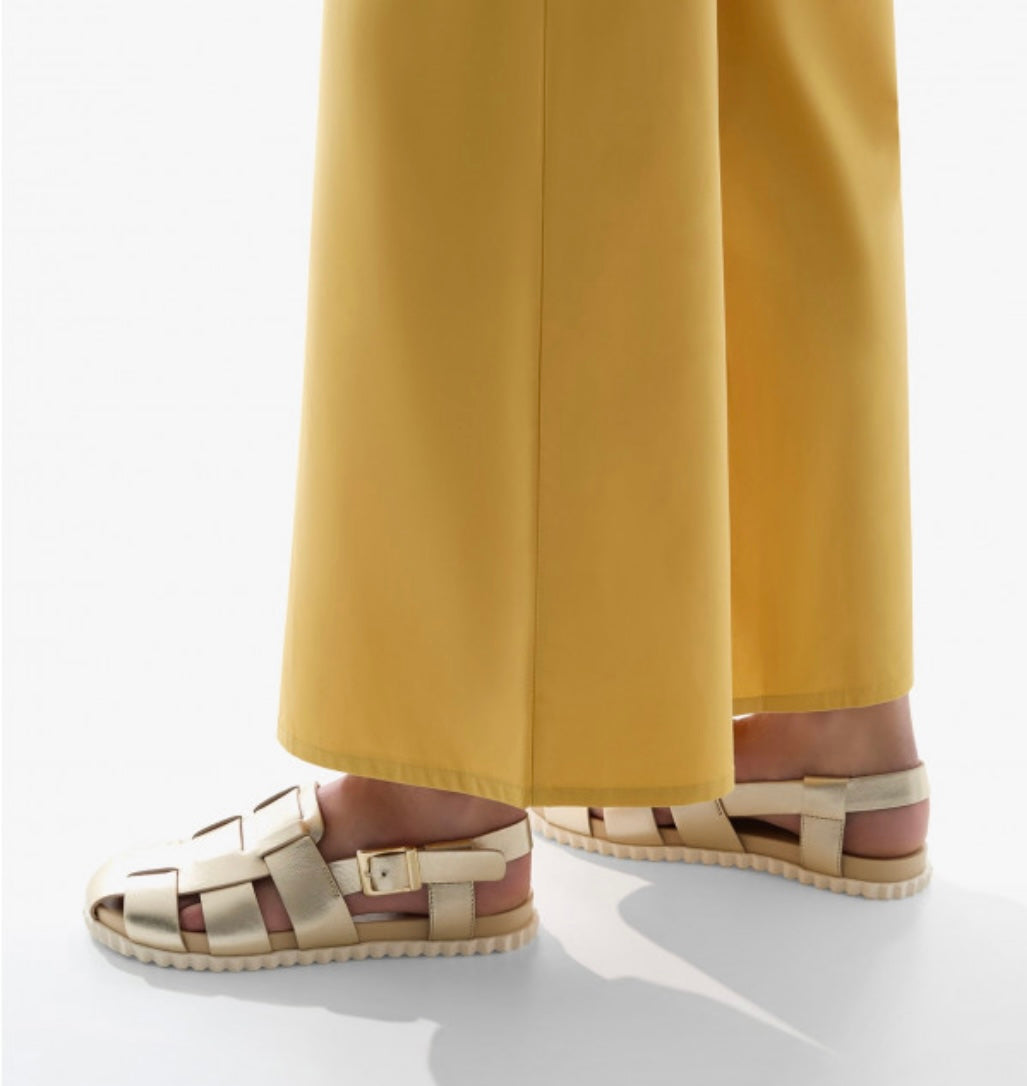 Alice Fisherman Metallic Leather Sandal – habit footwear +