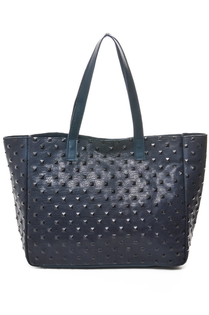 AMBER Navy Studded - Carla Mancini Handbags